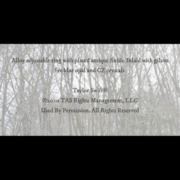 NEW Taylor Swift Arcade Ring Evermore - Picture 6 of 7